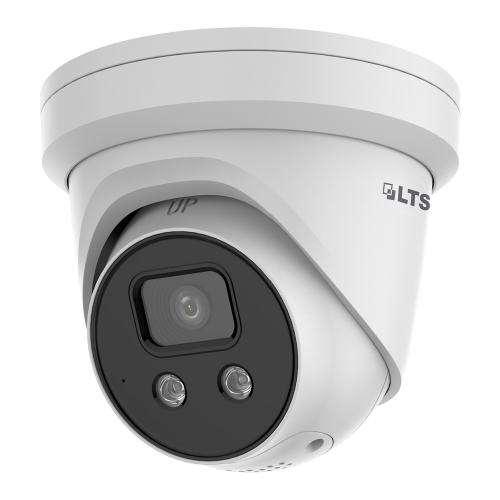 LTCMIP3C82W-28MDAL, Platinum, IP, 8MP, 1/1.2" Sensor, 2.8mm, True WDR 130dB, Built-in Microphone, DC 12V/PoE, Active Deterrence, Color 24/7, MD 2.0 - Human and Vehicle Detection