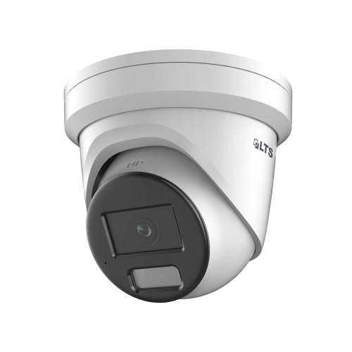 LTCMIP3C82NW-28MDA, Platinum, IP, 8 MP, Turret, 1/1.2" Sensor, 2.8mm, Built-in Microphone, with MD 2.0 - Human and Vehicle Detection and Color 24/7