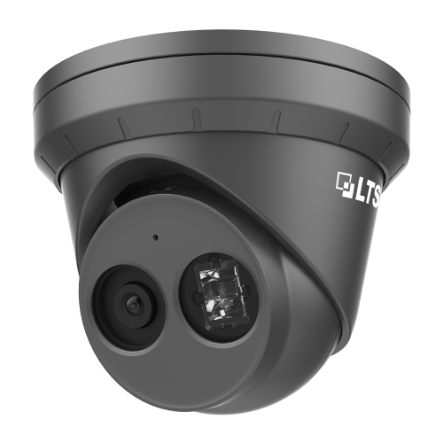LTCMIP3382WB-28MDA, Platinum, IP, 8 MP, 1/2.8" Sensor, 2.8mm, WDR, Built-in Microphone, DC 12V/PoE, Black Housing, MD 2.0 - Human and Vehicle Detection